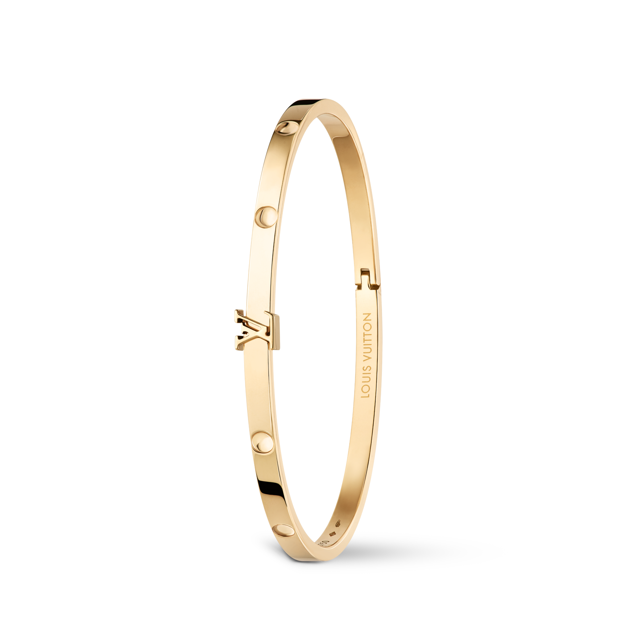Empreinte Small Bangle, Yellow Gold - Jewelry - Categories | LOUIS